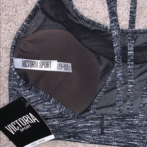NWT VICTORIA’S SECRET Marled Strappy Sports Bra - Picture 7 of 13